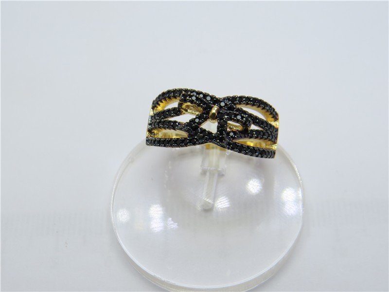 ANEIS FOLH. OURO TAM.12