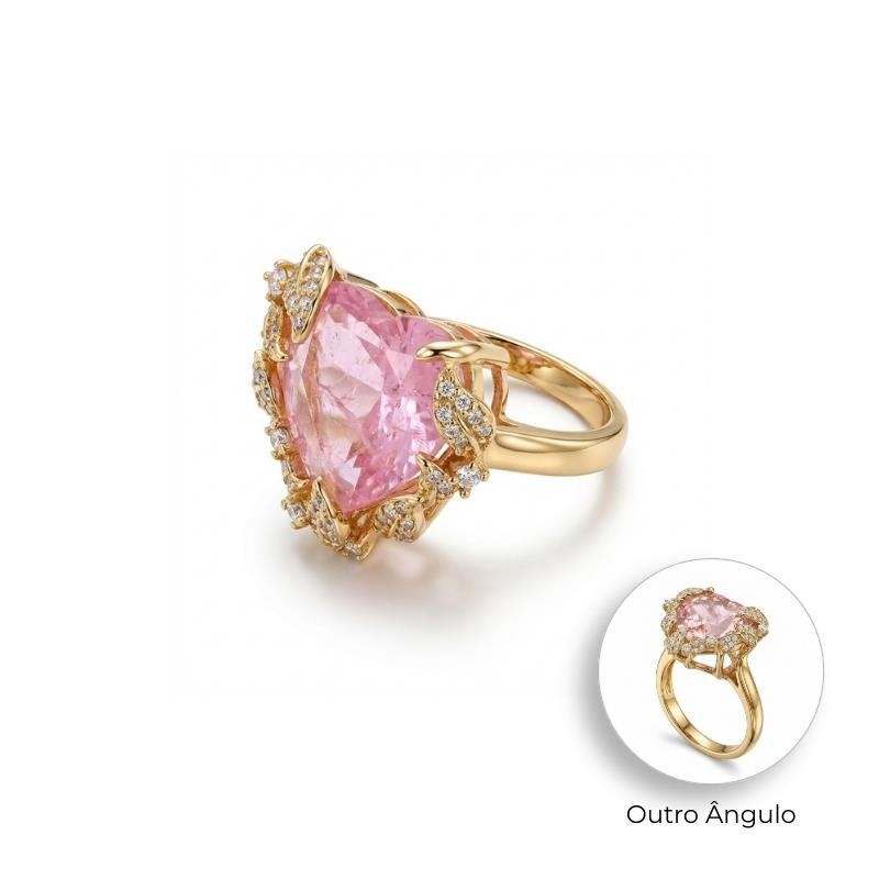 ANEL CORACAO COM ZIRCONIA