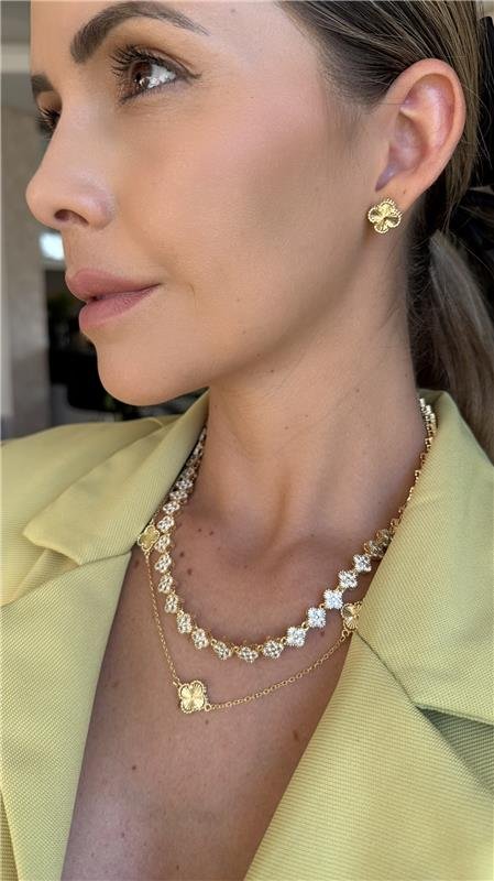 CONJUNTO 3 TREVO 12 MM