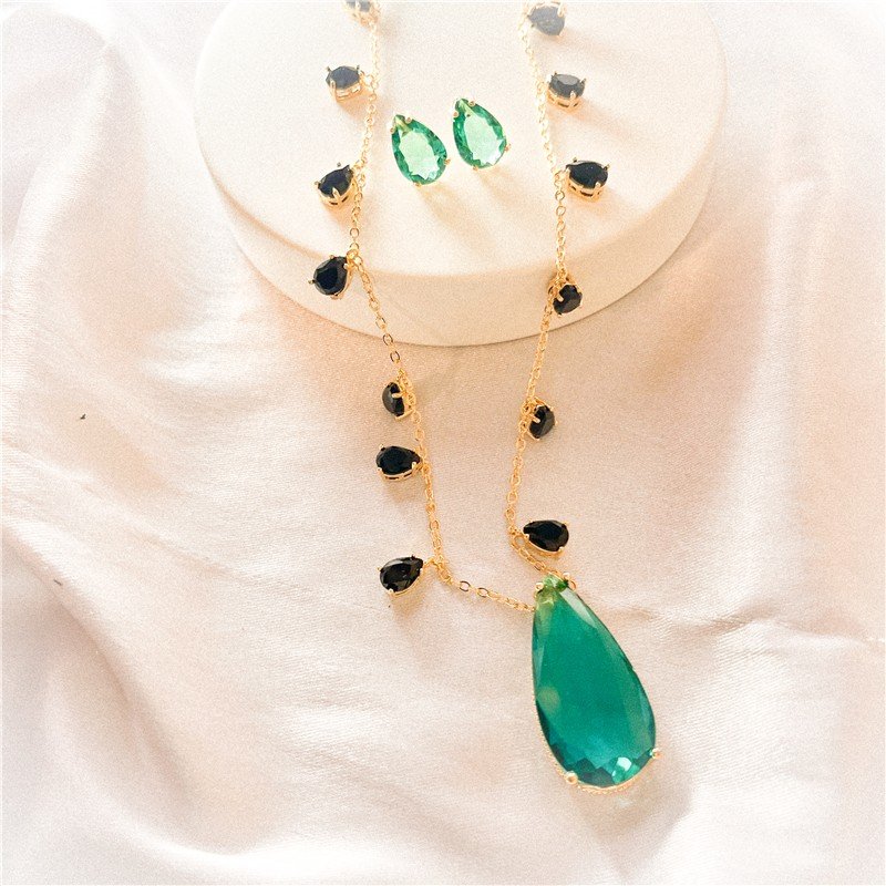 CONJUNTO GOTA DE ZIRCONIA