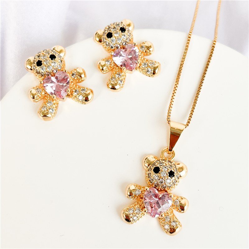CONJUNTO URSO C/ ZIRCONIA