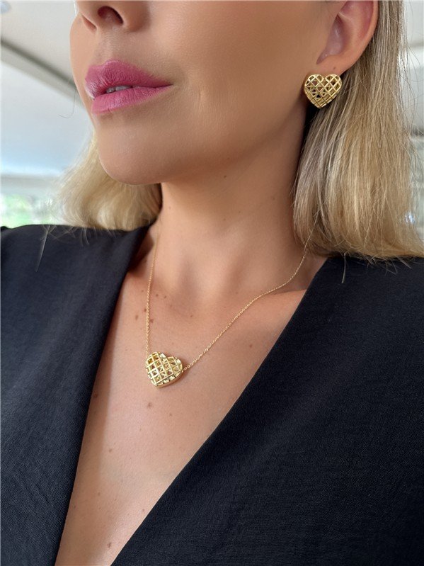 CONJUNTO CORAÇAO 21MM