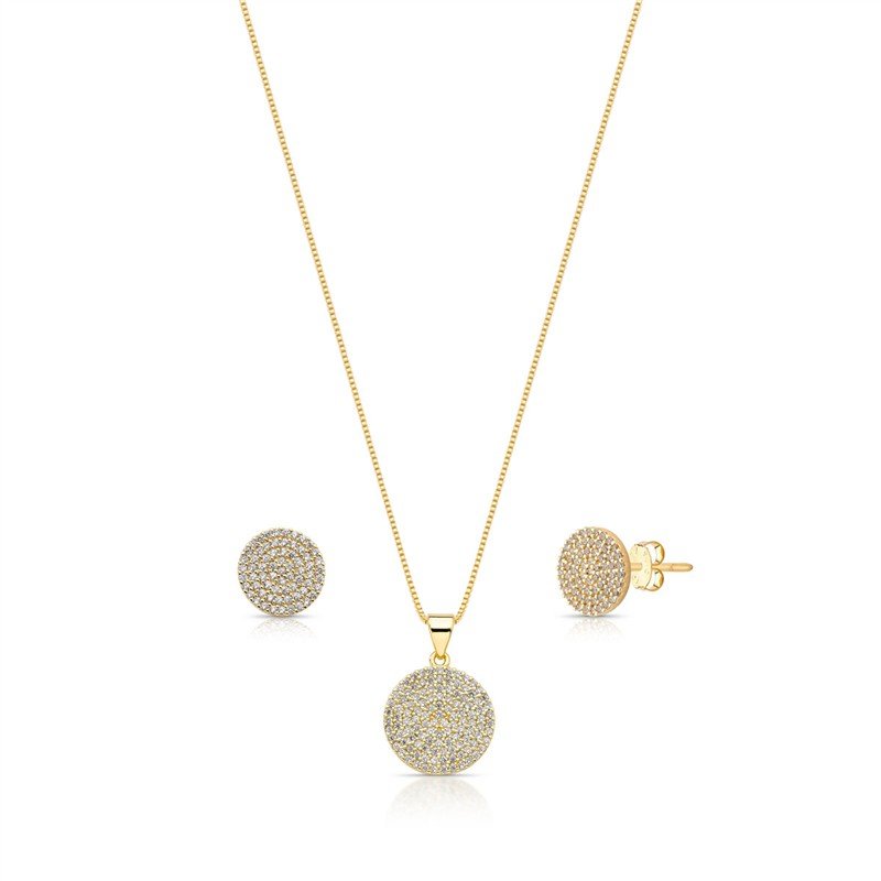 CONJUNTO COM ZIRCONIA