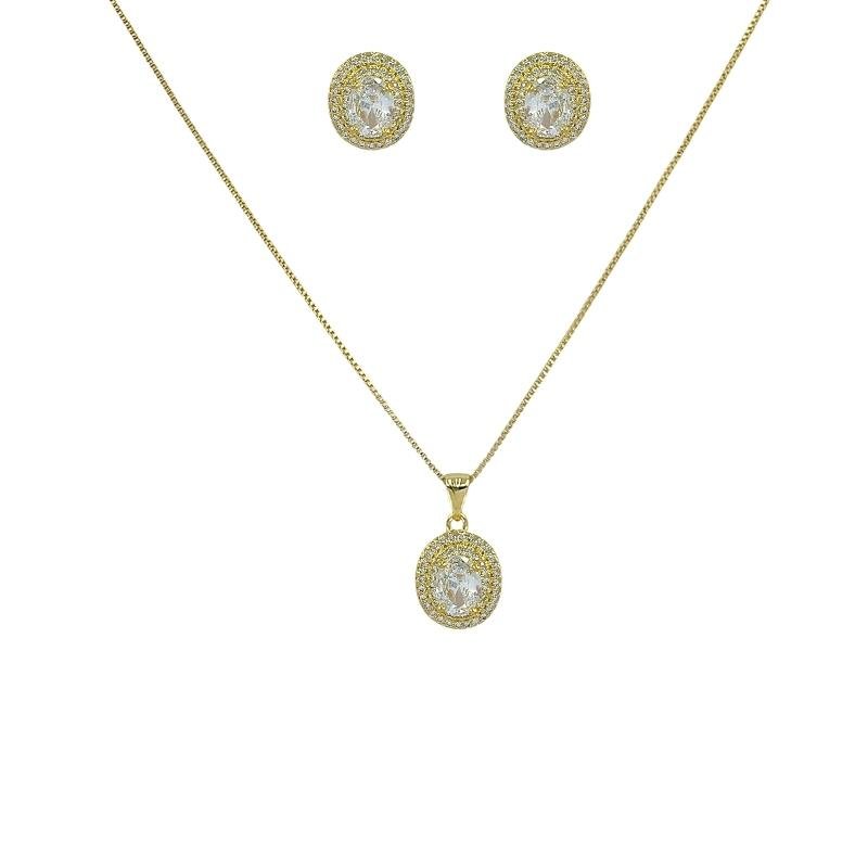 CONJUNTO COM ZIRCONIA 11 MM