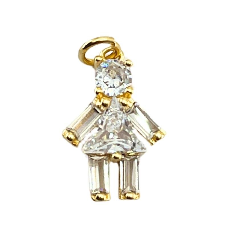 PINGENTE MEMINA COM ZIRCONIA