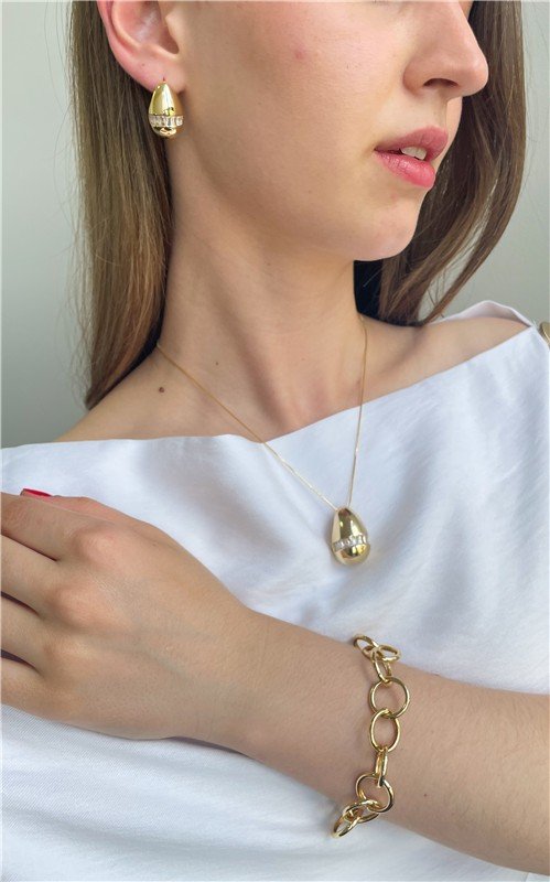 PULSEIRA LISA COM FECHO CRAVEJADO