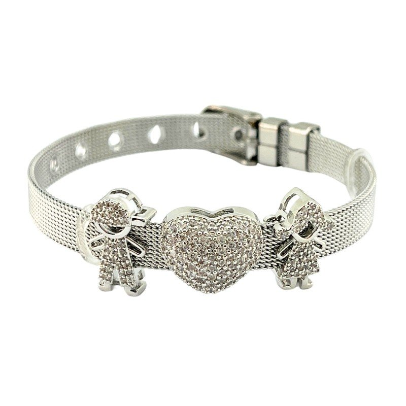 PULSEIRA CASAL DE FILHOS COM CORACAO