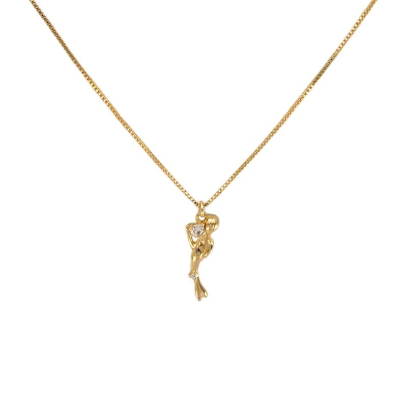 GARGANTILHA COM ZIRCONIA 19MM INFANTIL