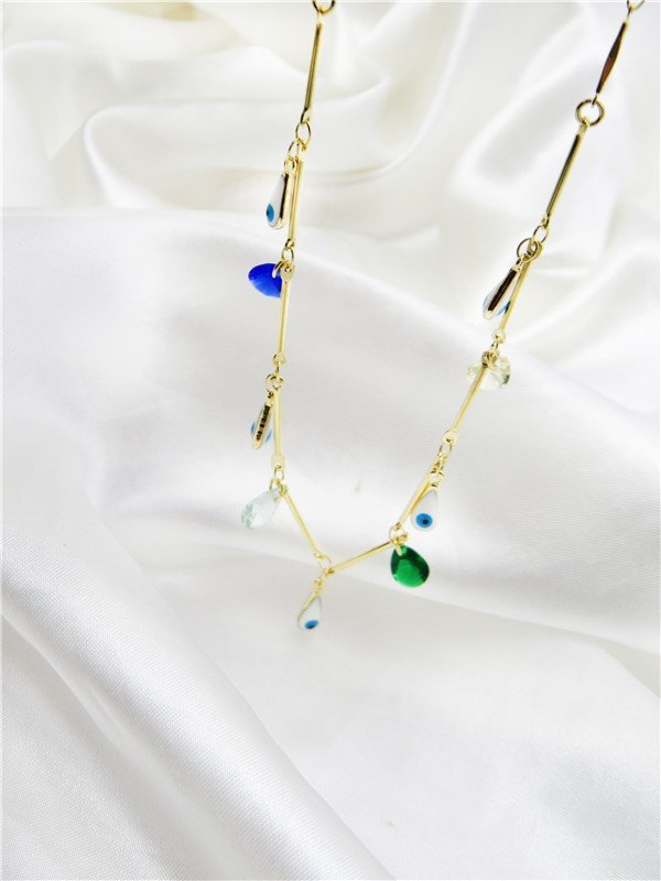 GARGANTILHA FOLH. OURO TAM.45