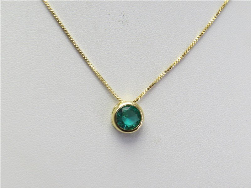 GARGANTILHA FOLH. OURO TAM.40