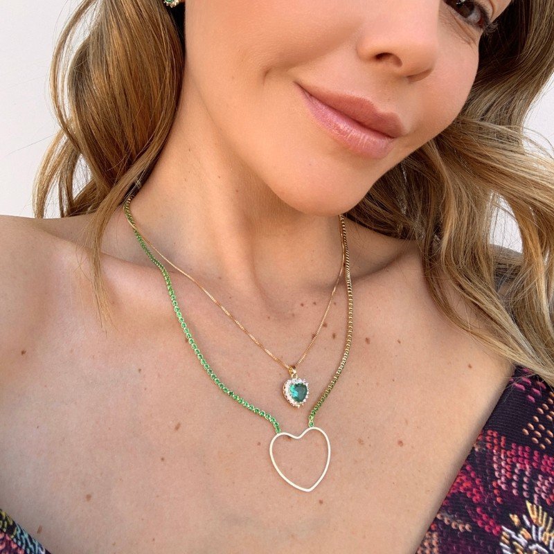 GARGANTILHA FOLH. OURO TAM.45