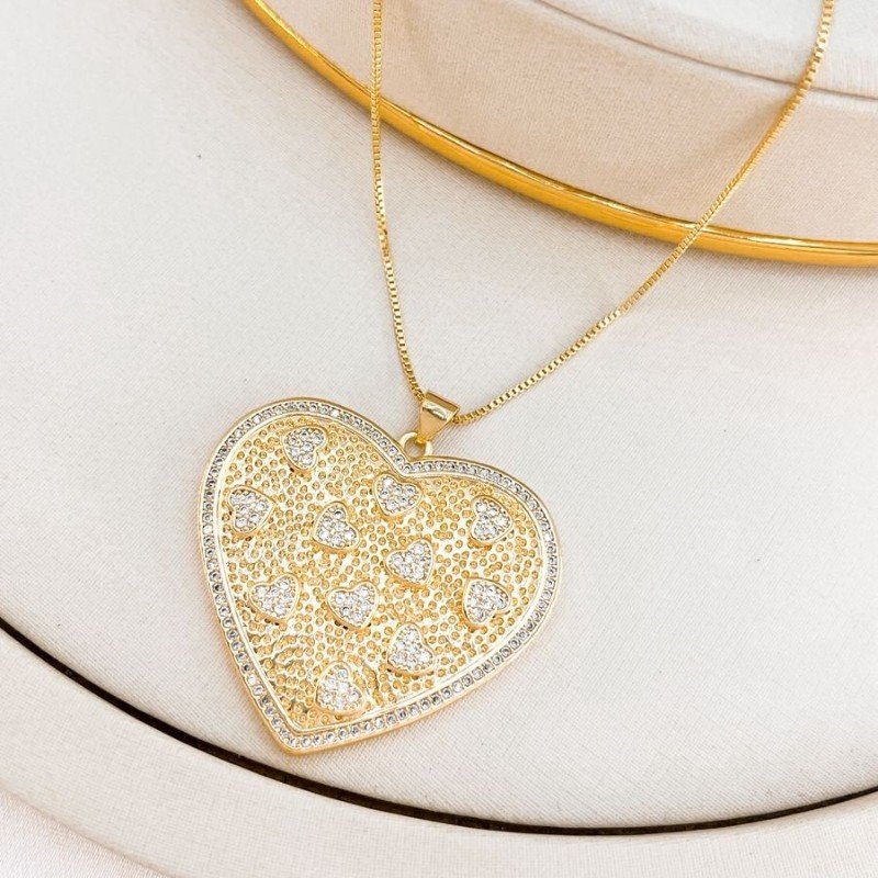 GARGANTILHA CORACAO 40 MM