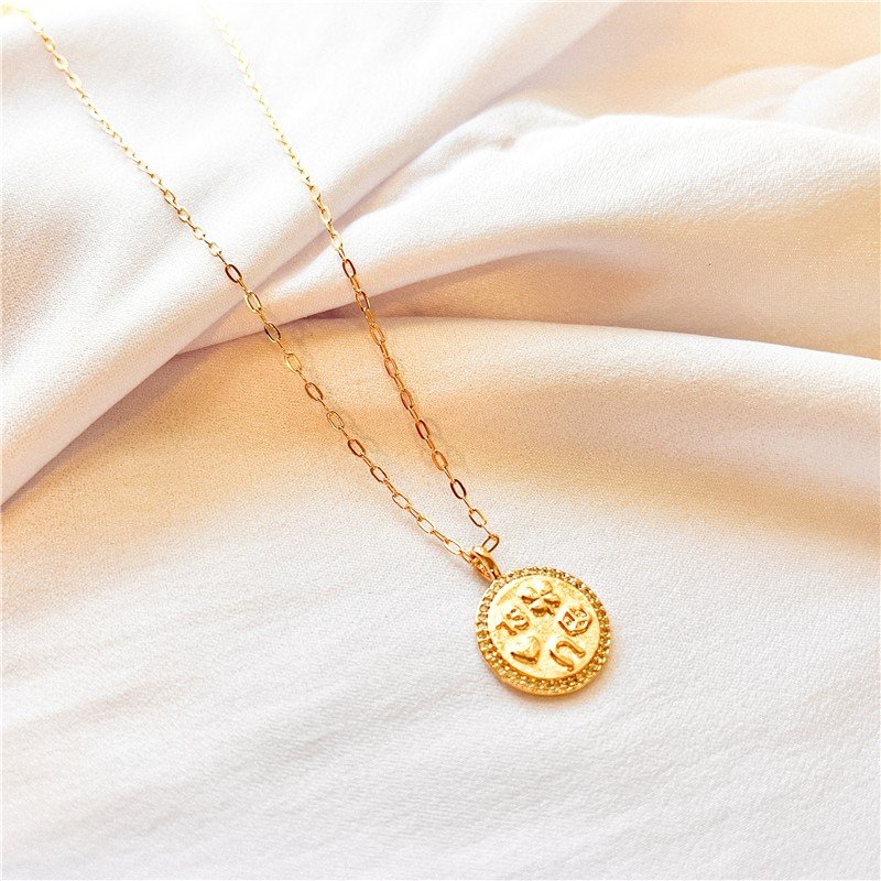 GARGANTILHA FOLH. OURO TAM.45