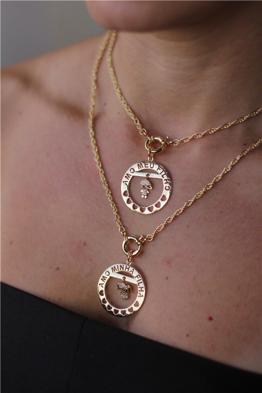 GARGANTILHA FILHOS UMA MENINA