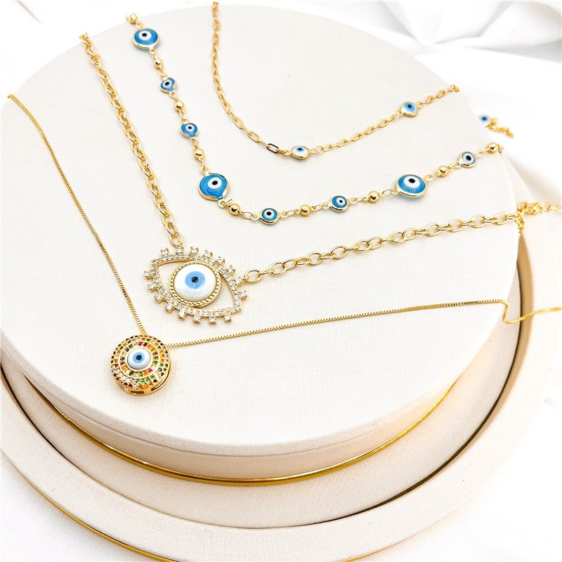 GARGANTILHA CHOKER OLHO GREGO