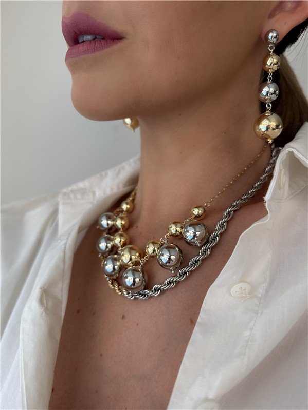 GARGANTILHA LISA COM FECHO BOIA