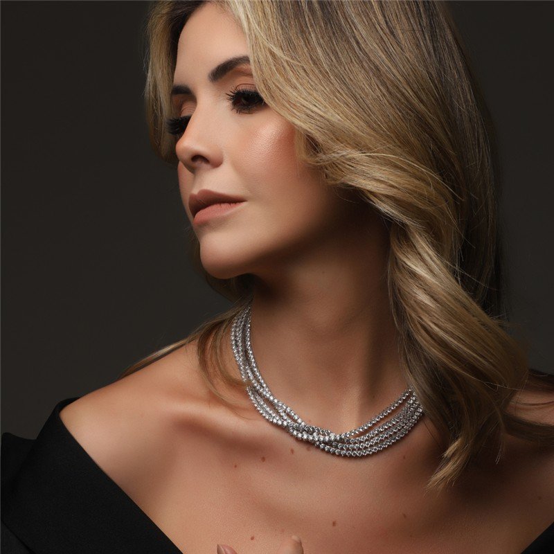 GARGANTILHA RIVEIRA REDONDO 3MM