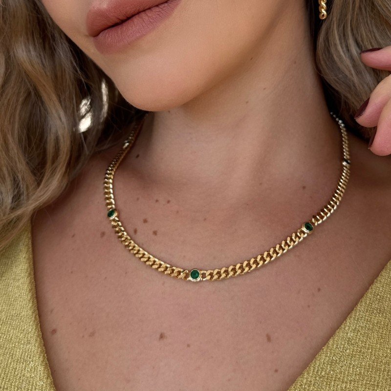 GARGANTILHA COM ZIRCONIA