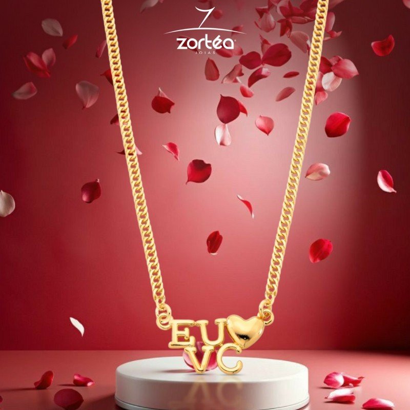 GARGANTILHA EU AMO VOCE