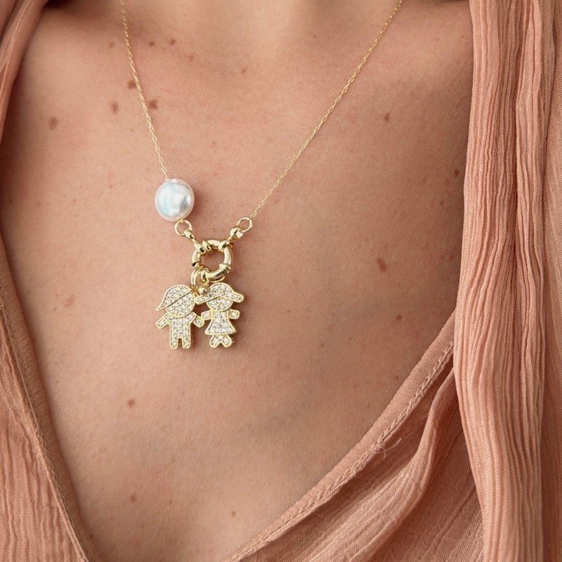 GARGANTILHA CASAL DE FILHOS