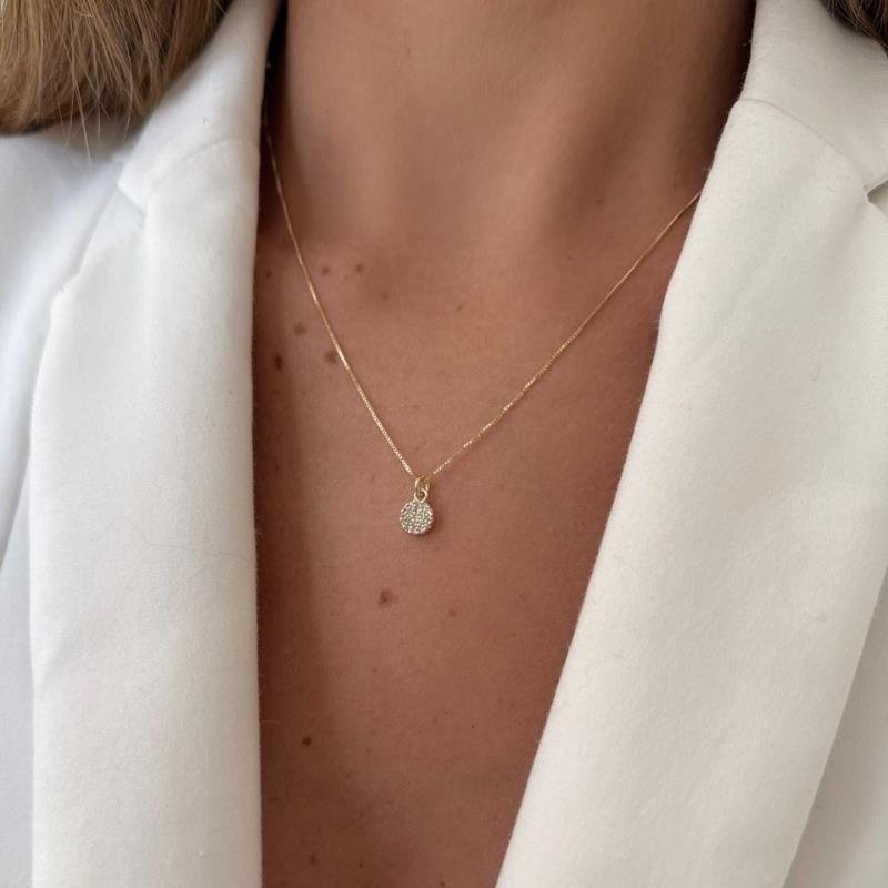GARGANTILHA COM ZIRCONIA 