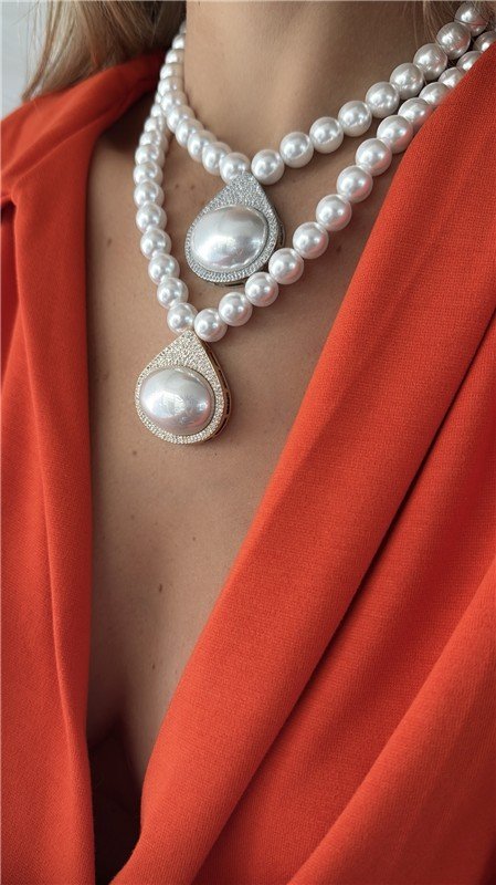 GARGANTILHA COM PEROLA