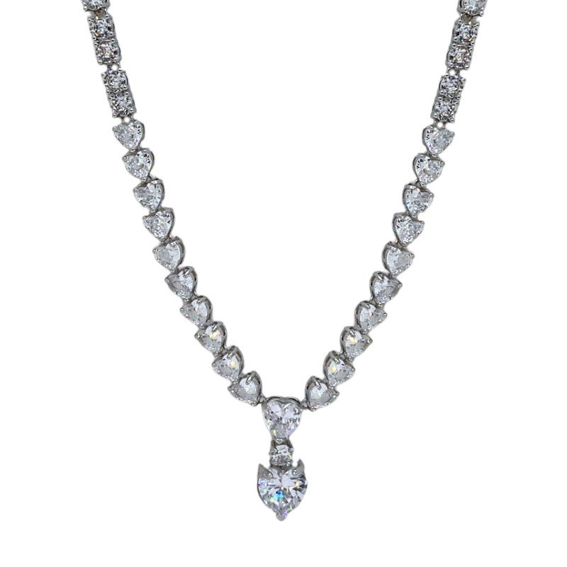 GARGANTILHA CORACAO DE ZIRCONIA
