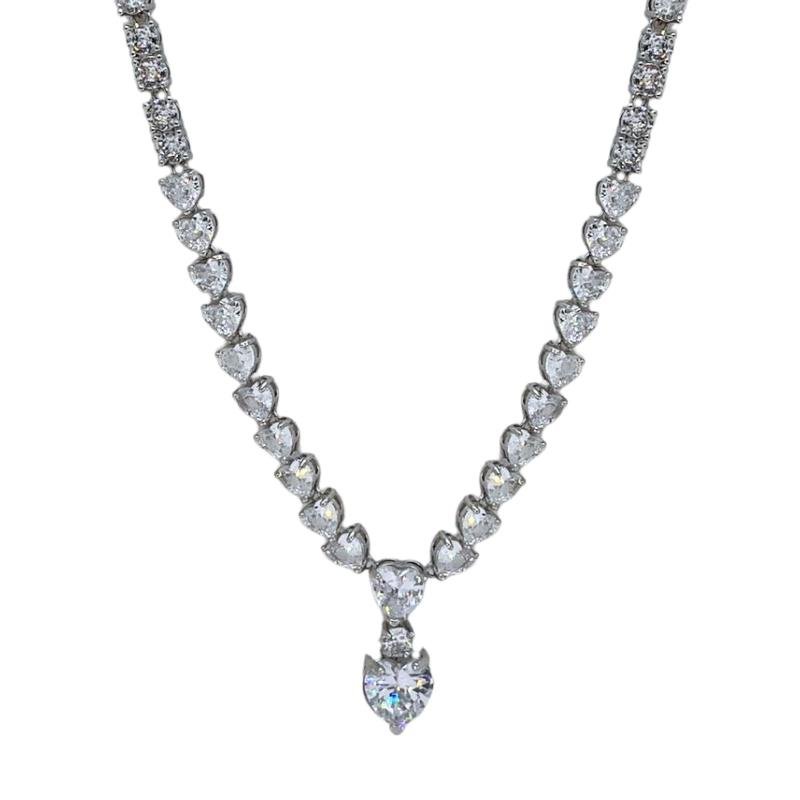 GARGANTILHA CORACAO DE ZIRCONIA