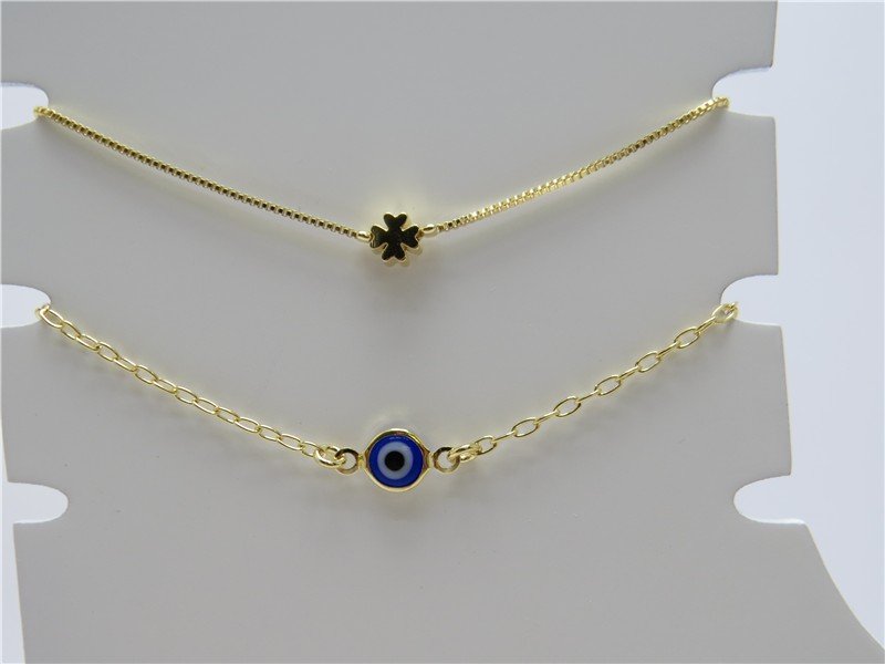 TORNOZELEIRA FOLH. OURO