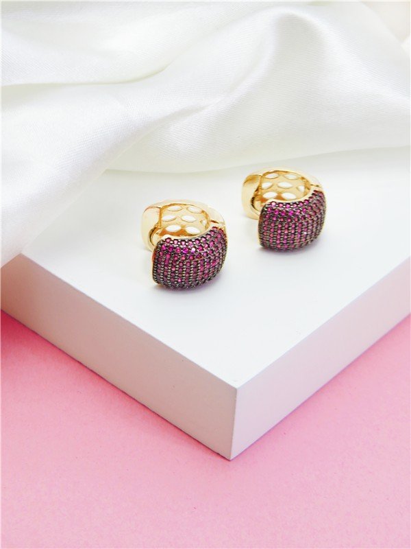 BRINCOS DE CLICK C/ ZIRCONIA 19MM