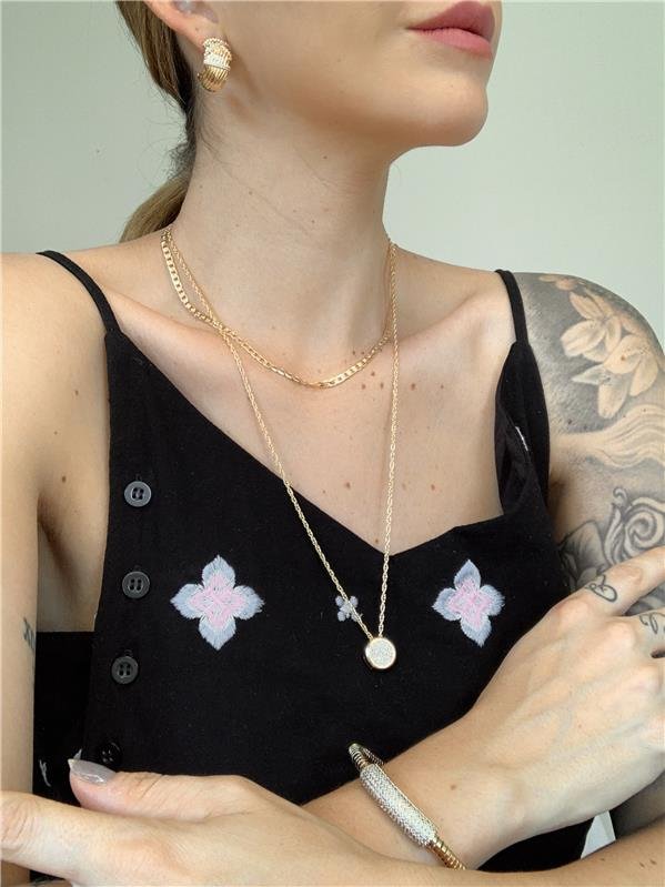 BRINCOS ARGOLA COM ZIRCONIA