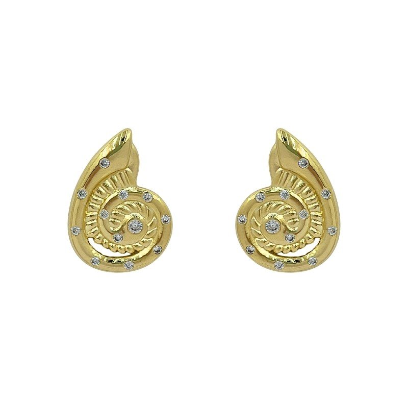 BRINCO LISO COM ZIRCONIA