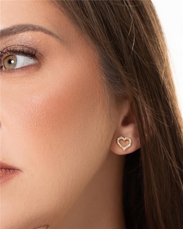 BRINCO TRIO DE PINO COM ZIRCONIA