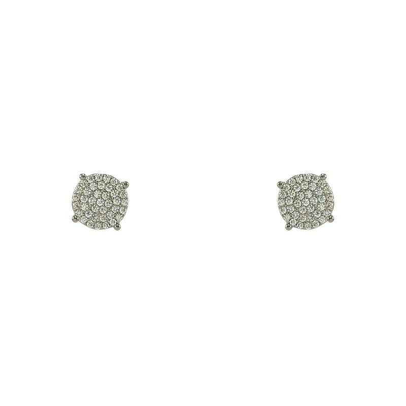 BRINCO FIXO COM ZIRCONIA 12 MM