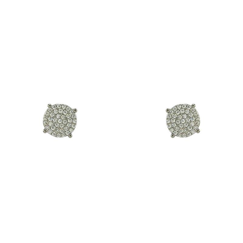 BRINCO FIXO COM ZIRCONIA 12 MM