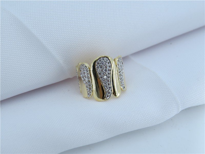 ANEL EDICAO LIMITADA FOLH. OURO