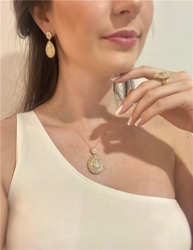 ANEL COM ZIRCONIAS
