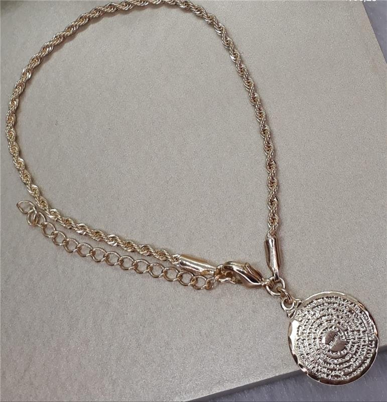 PULSEIRA CORDÃO BAIANO E MEDALHA PAI NOSSO