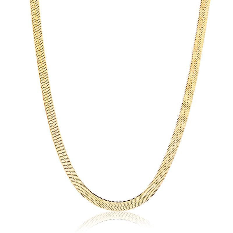 GARGANTILHA EDICAO LIMITADA FOLH. OURO TAM.35